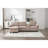 UNITED WE WIN L-Type Multifunctional Corduroy Sofa: 4-Seater Segmented Design With Cup Holder/USB Interface/Storage Box, Equipped With Movable Console+Ottoman Style Storage Space, Optimized For Apt.-1488003715