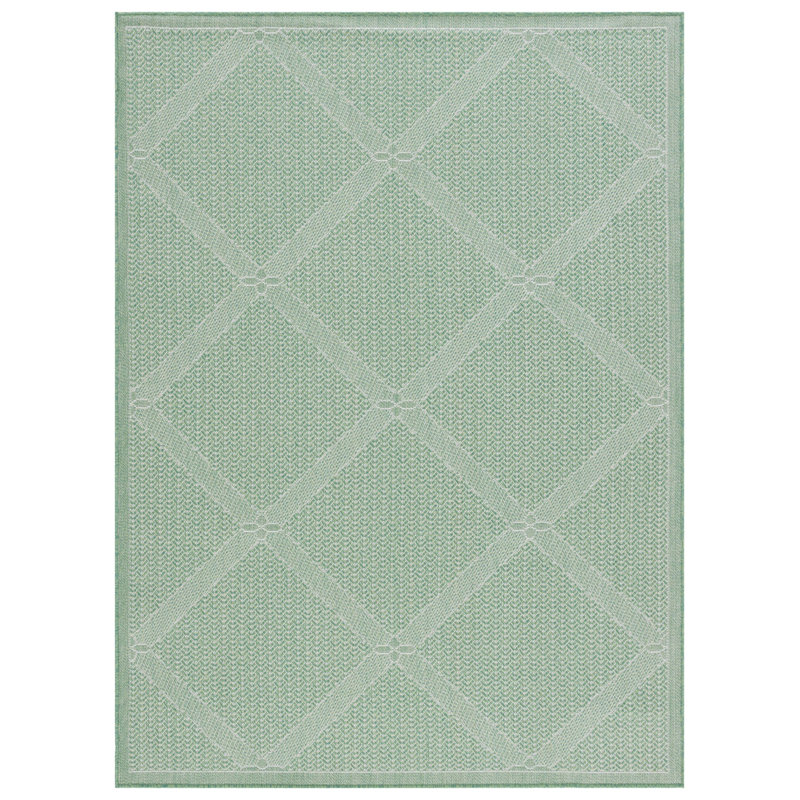 Jaycub Performance Machine Washable Geometric Indoor/Outdoor Area Rug, Rectangle 5'3" x 7'6"