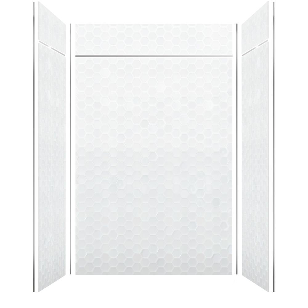 Transolid ensemble de paroi de douche avec extension 60 pi x 36 po x 96