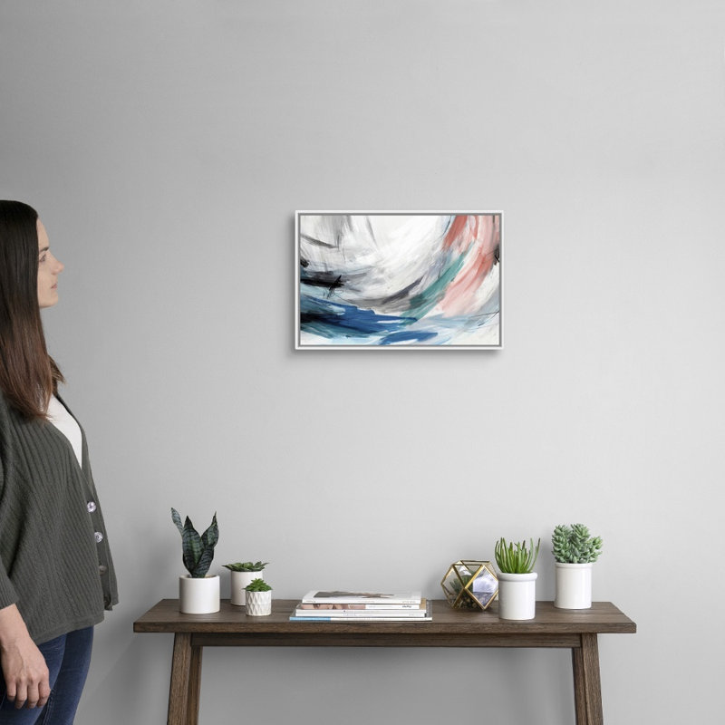 Reproduction d’art sur toile « sleetouts nights II » par PI studio, Toile blanche encadrée, H 14 po x l 20 po x P 1,75 po