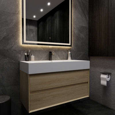 Meuble-lavabo mural simple 42 po Albizu