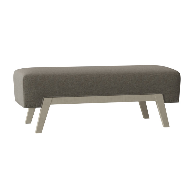 Lorain Upholstered Bench, Putty (3152 65), Hazelnut