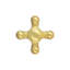 Fuller Collection - bouton de designer - 2-1 / 8 "x 2-1 / 8" laiton brossé - quincaillerie traditionnelle pour tiroirs et armoires-87077064-110455164