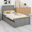 Lit plateforme avec lit gigogne-483959061