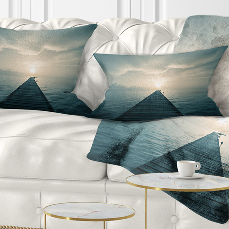 Coussin lombaire en boardwalks foncé bridge