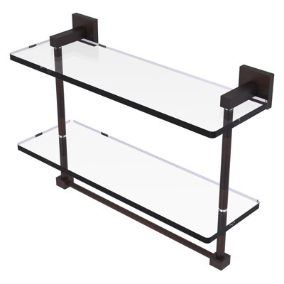 Haranu 2 Piece Tiered Shelf with Towel Bar