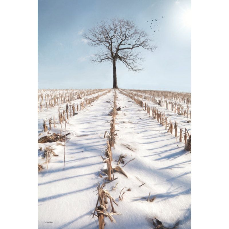 Winter Boughs par Lori Deiter - reproduction imprimée, H 18 po x l 12 po, No, Toile tendue