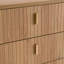 Ensemble de chambre à coucher 4 pièces en tissu beige et chêne moderne Emilio + Roma-1884483088-1884483089