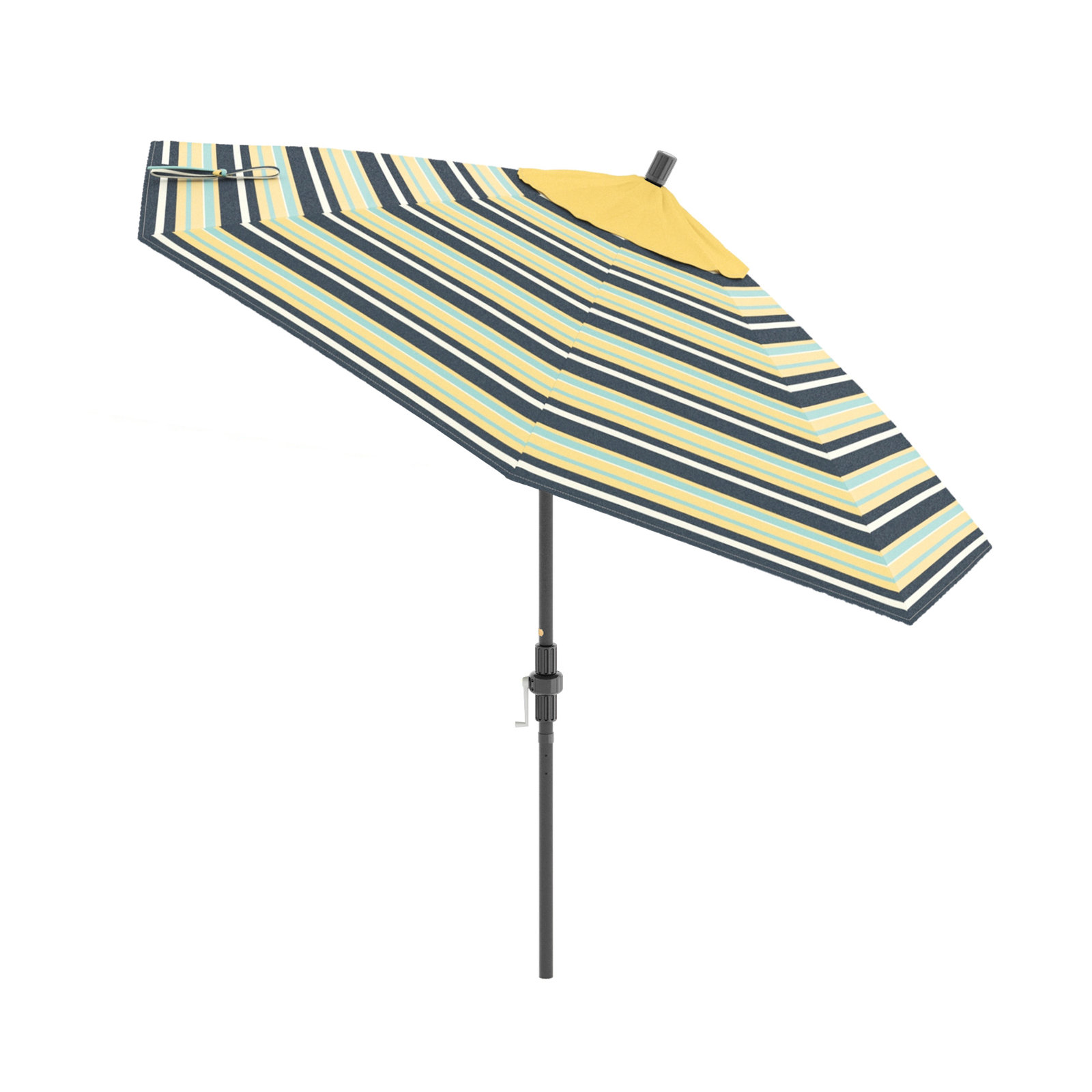 Santana 9' Umbrella, Captiva Admiral - Pacifica Premium, Gray