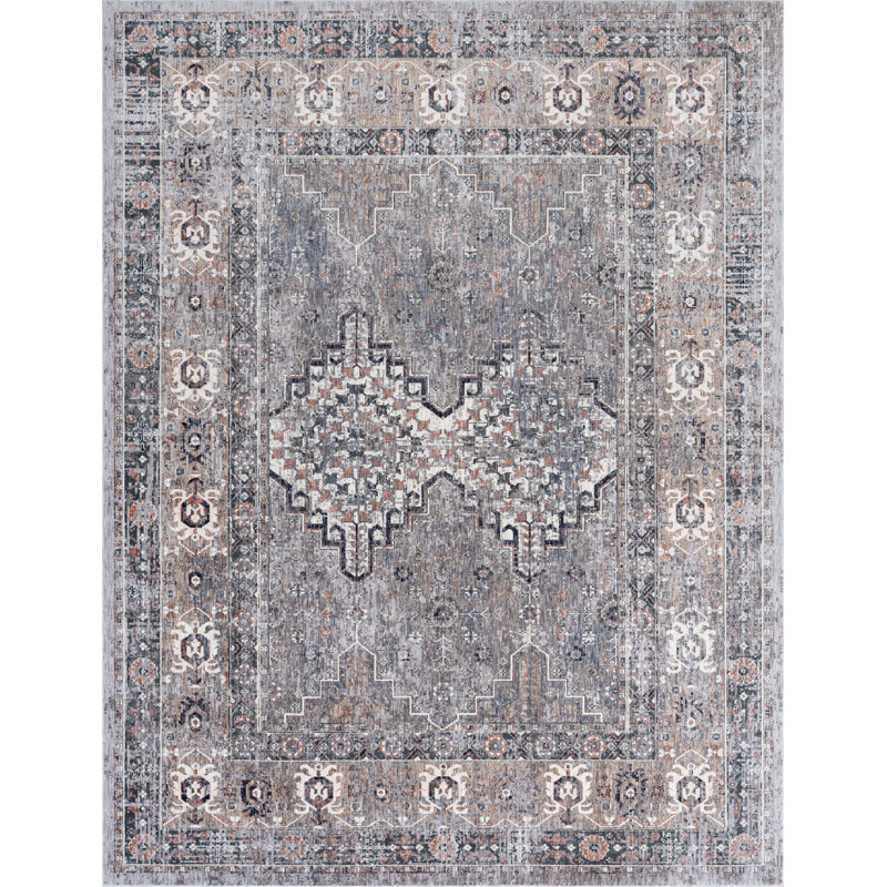 Bueche Oriental Indoor Rug, Rectangle 9'6" x 13'