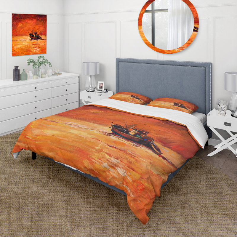 Ensemble de housse de couette Nautical & Coastal, Housse de couette pour très grand lit et 2 très
