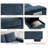 2/3/4 Seat Modular Sofa Modern Couch with Storage, Chenille Fabric Couches For Living Room, Office, Apart, Deep Seat, Usb Charge Port, with Removable Cover-108995616-102673626
