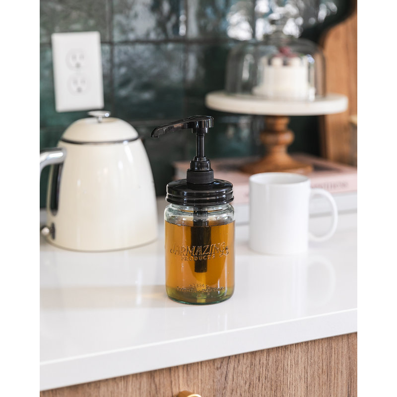 Glass Syrup Dispenser
