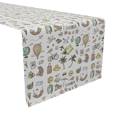 Rectangular Cotton Twill Table Runner