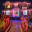 8cm LED Solar Powered 8 - Bulb Standard String Light