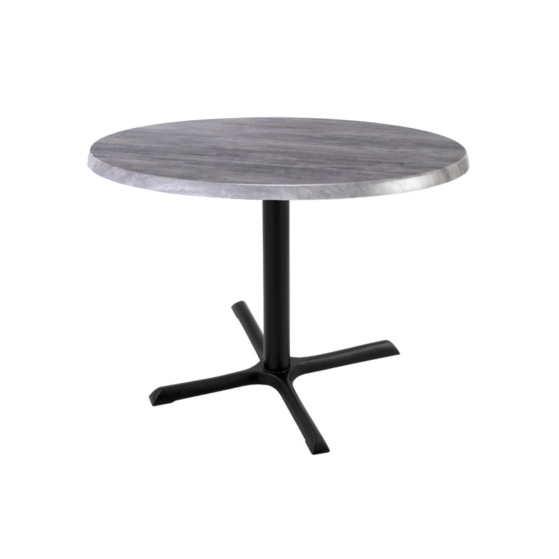 30" Tall, Indoor/Outdoor Table, Graystone, 30" L x 30" W