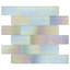 Carreau de mur et de sol en verre aspect brique de verre 11,73 po x 11,73 po Speckle