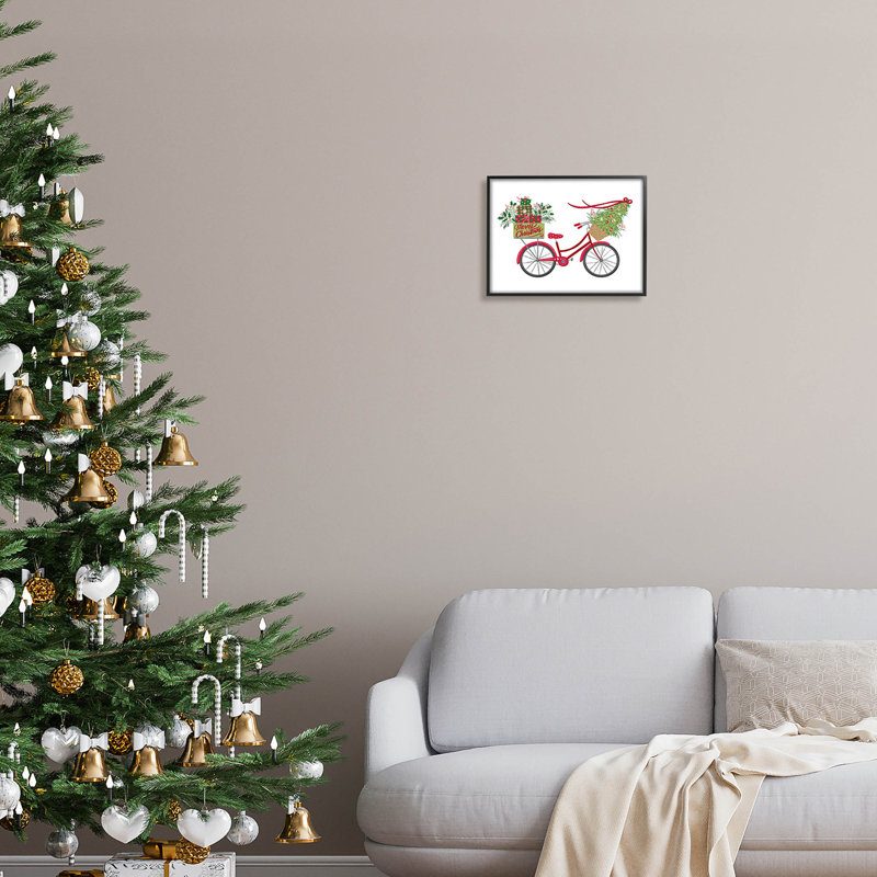 «Merry Christmas Seasonalicyclic», estampe numérique par Amanda Mcgee, H 11 po x l 14 po x P 1,5 po