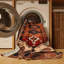 Tapis brun turc lavable à la machine-341960921