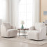 Upholstered Swivel Barrel Chair