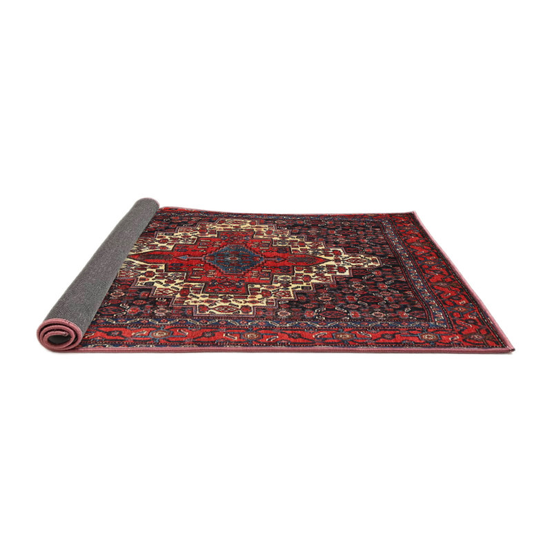 Tapis rouge à motif sud-ouest, Rond 6 pi