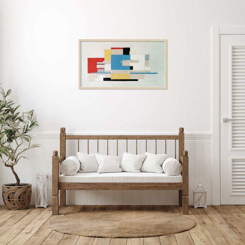 Colour Study For Architecture by Theo Van Doesburg, 23" H x 41" W, Brown