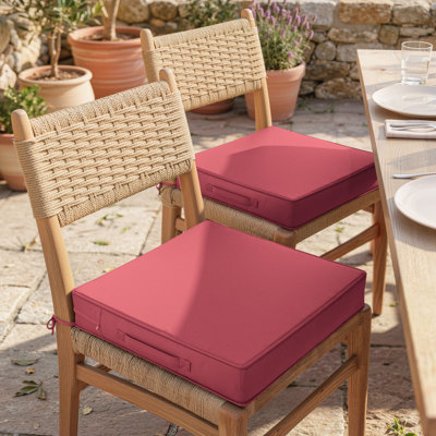 Coussins de siège d'extérieur 22x22x4