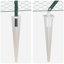 Hexagon Fence Green Steel-858121833