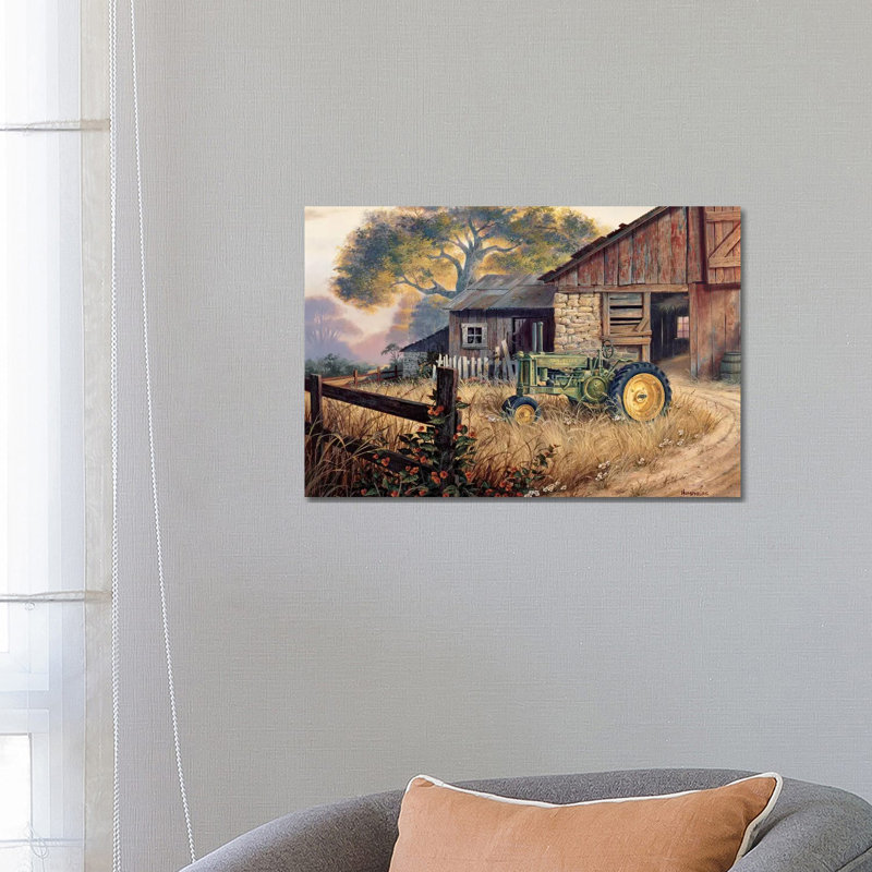 Deere Country - Impression sur toile tendue, H 18 po x l 26 po x P 1,5 po