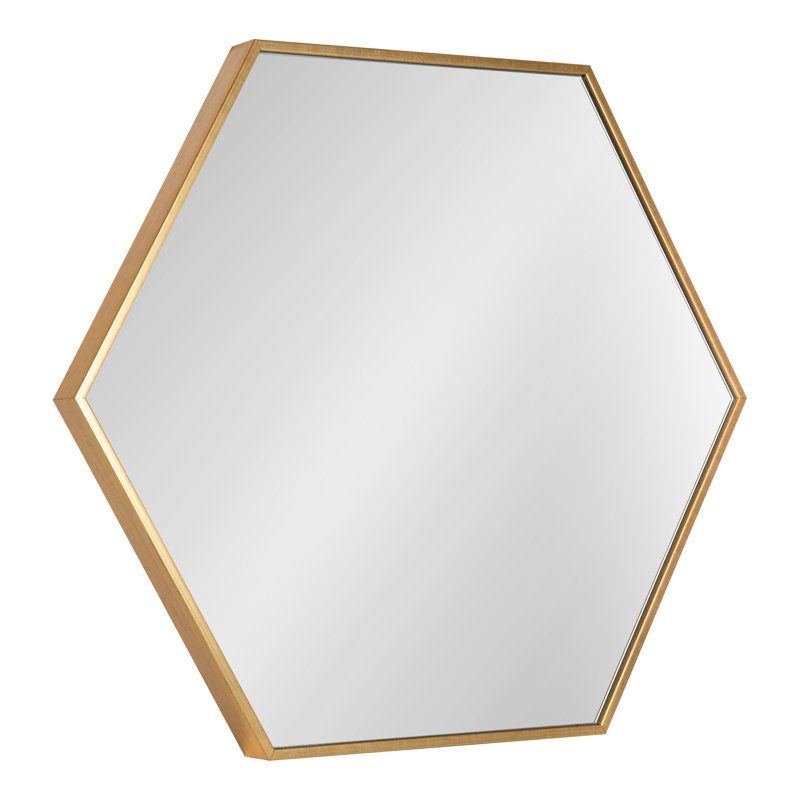 Miroir décoratif Logsdon, Doré, 25 po x 22 po