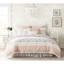 Édredon Blush King - 9 pièces en coton avec dentelle embelli pour le style de chambre à coucher