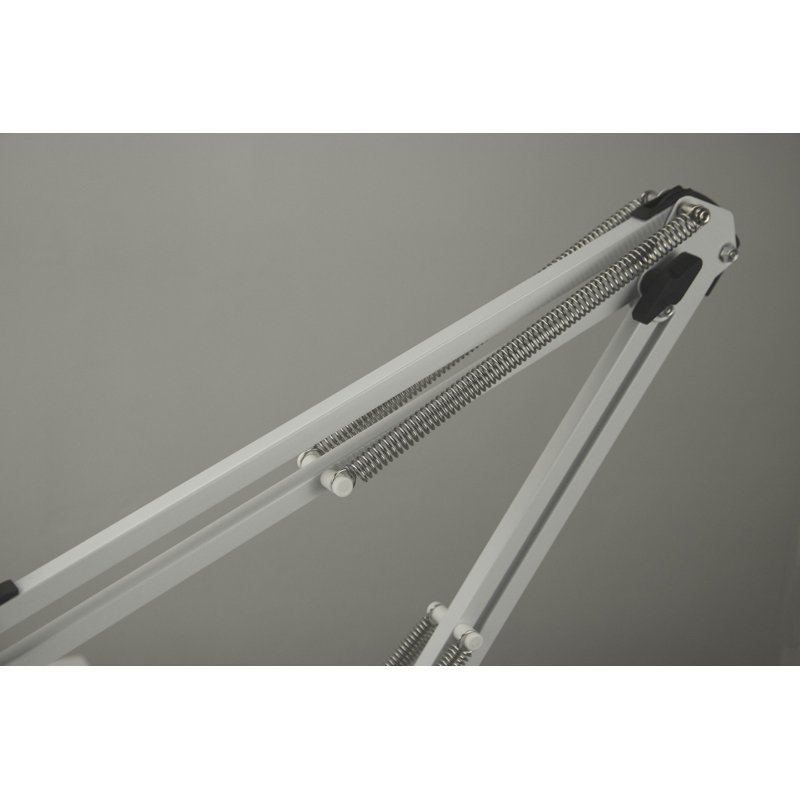 Adley Metal Clip On Lamp, White