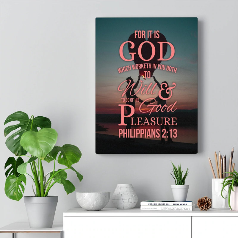 His Good Pleasure - Wrapped Canvas Print, 76cm H x 61cm W