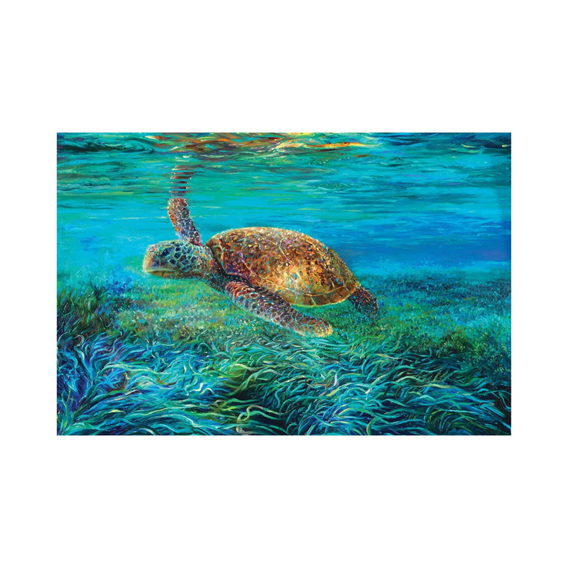 Blades by Iris Scott - Painting on Canvas, Wrapped Canvas, 20.32 cm H x 30.48 cm W