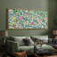 «Abstract Botanical Vine Extra Large», reproduction d'art sur toile encadrée-107117998-111666148