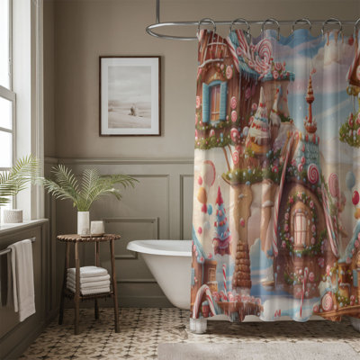 Rideau de douche Candy Haven - Premium