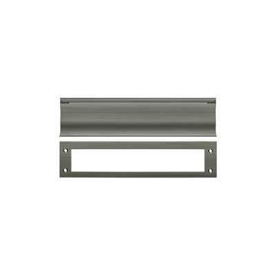 E4D57F526CB64193A54BDAAFE81BAA37 Mail Slot; Heavy Duty; Antique Nickel Finish