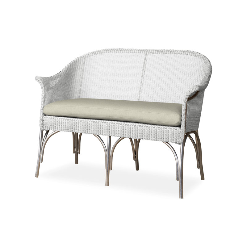 All Seasons Outdoor 2 - Seat, White, Bamboo Bay Sky