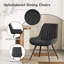 Modern Dining Chairs 54.8*46.9*83.2cm Tech Fabric Upholstery with Stylish Design Sofa-Level Cushioning Pet-Friendly Durable Scratch Resistant for Kitchen Dining Room or Home Office-1034794734-1013287189