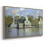 Maisons sur la rivière Zaan à Zaandam, 1871 - Claude Monet, toile tendue avec châssis-132874150-132874164