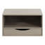 Adeana Poplar Solid Wood Floating Shelf with Drawer-1359192226