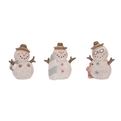  Ensemble de 3 décorations de Noël en forme de coquille de sable