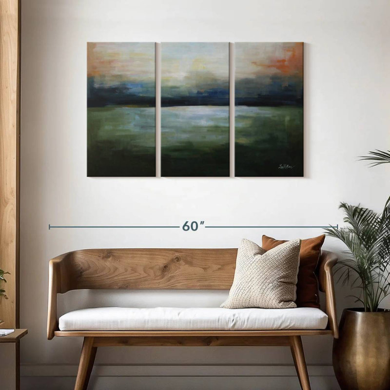 Avery Abstract Lake James, 28" H x 45" W