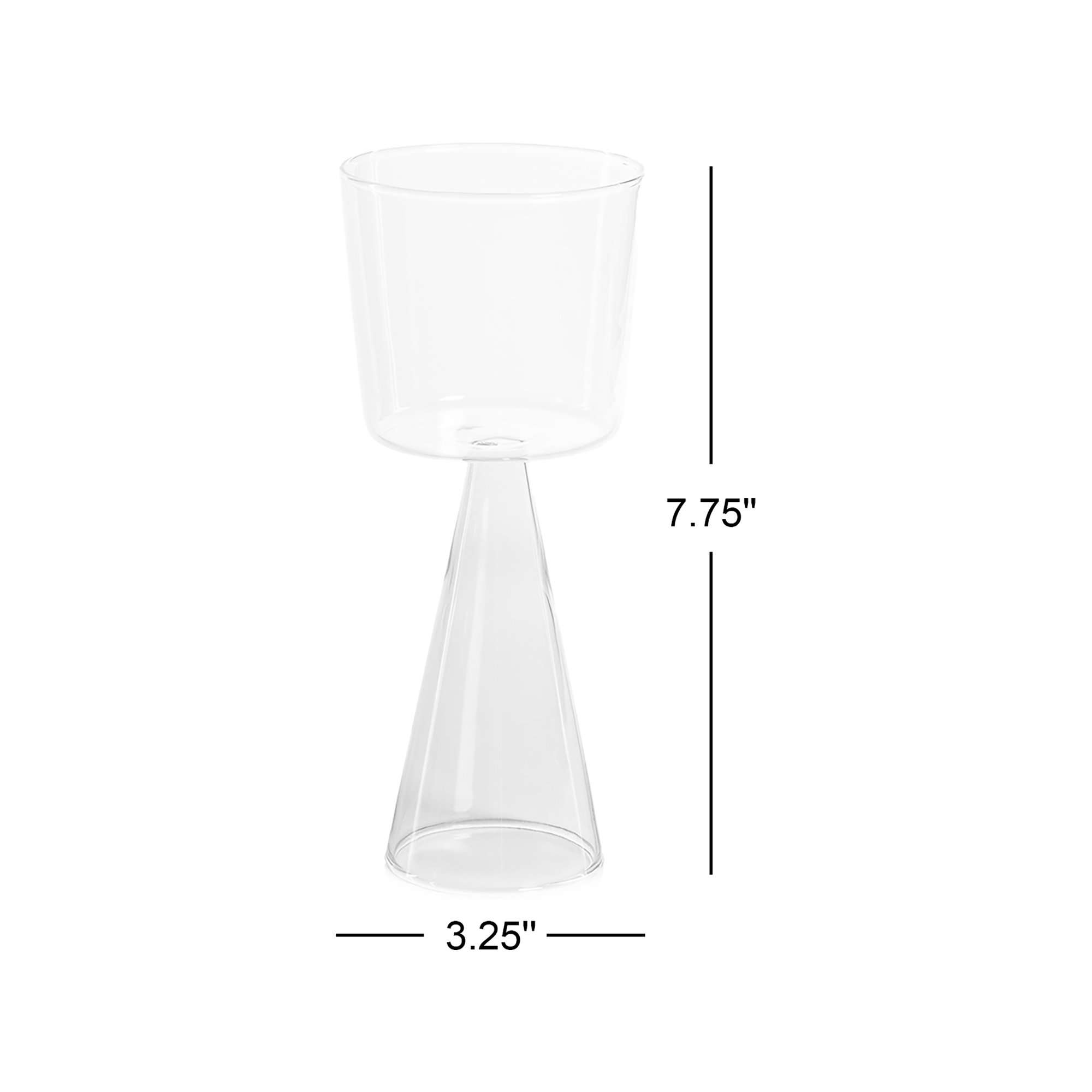 Monticello Wine White Wine Glasses, Set of 4, 12.51 Oz, Amber