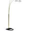 Lampe sur pied en métal
