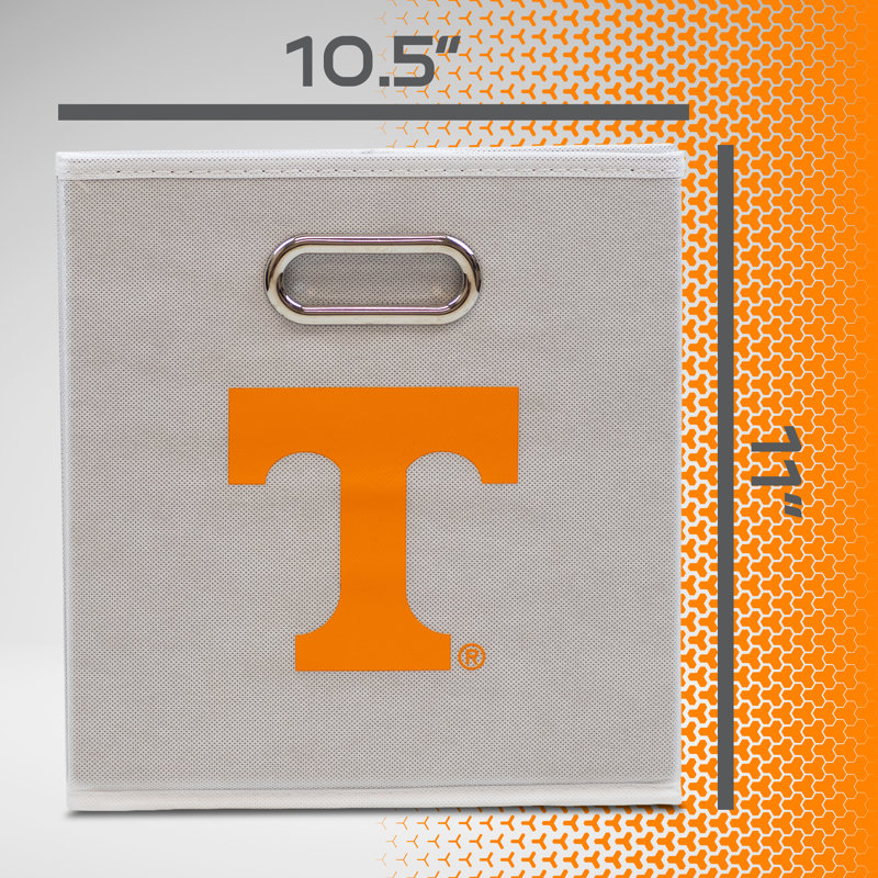 Franklin Sports NCAA Mesh Decorative Bin, Tennesse Volunteers