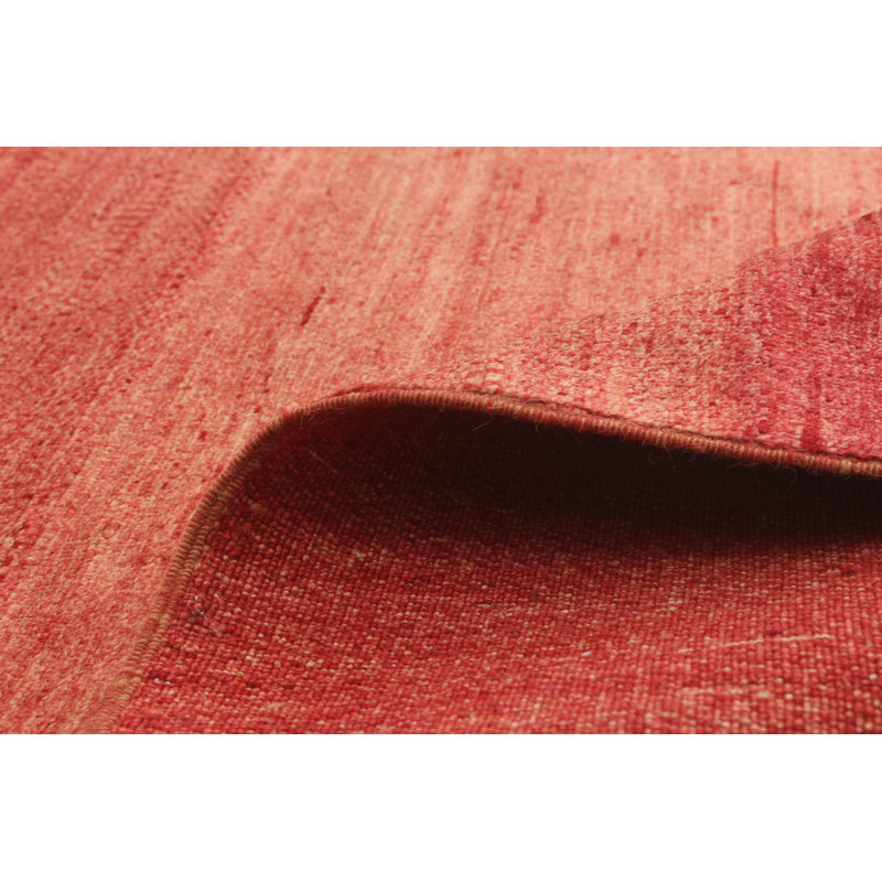 Tapis à main one-of-type à la main-noué la 2010 en laine ziegler rouge ziegler 2 pi 7 po x 10 pi 8 po Afag