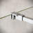 Mucone 34'' x 76'' Semi-Frameless Fixed Panel with CrystalTech Treated 5/16'' Tempered, Clear Glass, Matte Black Hardware-120912771-120912772