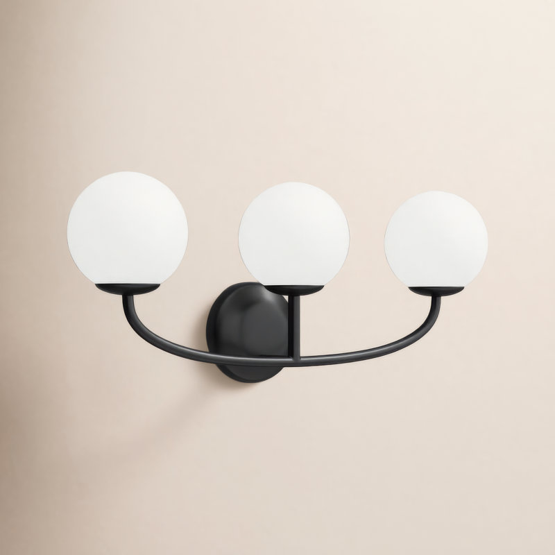 Coiffeuse à trois lumières Alain, Nuit noire