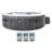 Intex 120 Volt 6 Person 170 - Jet Vinyl Round Inflatable Hot Tub in Gray